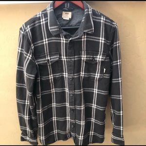 Vans Wayland button front flannel shirt